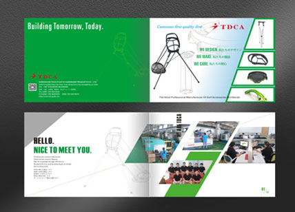 耀宇高爾夫球袋配件畫冊設計_塑膠制品畫冊設計